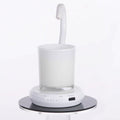 AiryFairy Automated Candle Extinguisher on a sleek stand, enhancing safety and style for home candle use.